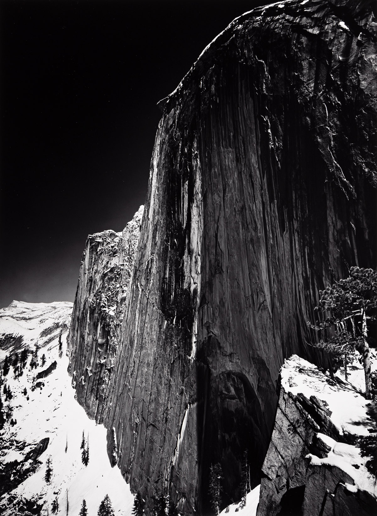 ANSEL ADAMS (1902-1984) Monolith, the Face of Half Dome, Yosemite National Park.